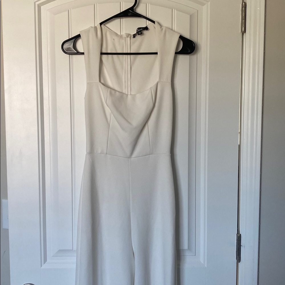 Lulu's Classic White Jumpsuit